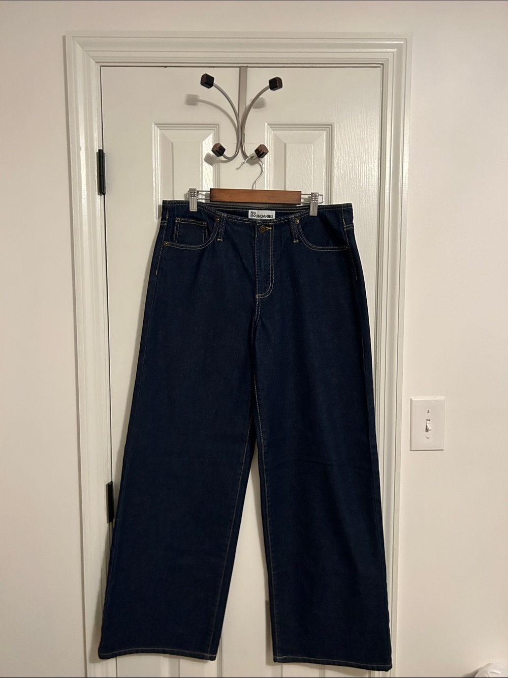 No Boundaries Dark Blue Relaxed Jeans